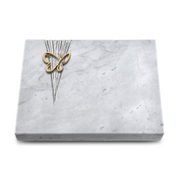 Grabtafel Omega Marmor Delta Papillon (Bronze)