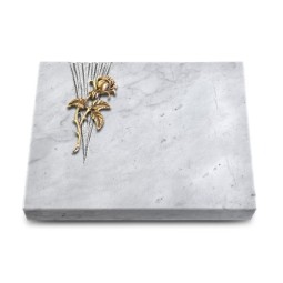 Grabtafel Omega Marmor Delta Rose 2 (Bronze)