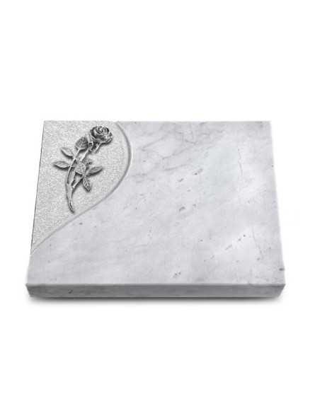 Grabtafel Omega Marmor Folio Rose 6 (Alu)