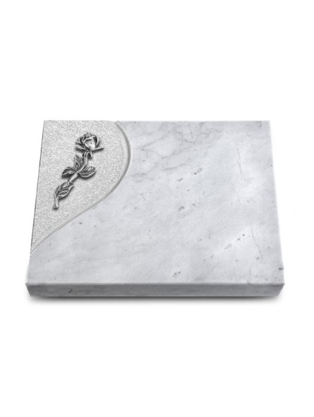 Grabtafel Omega Marmor Folio Rose 7 (Alu)