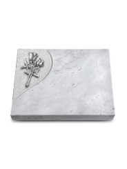 Grabtafel Omega Marmor Folio Rose 11 (Alu)