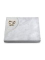 Grabtafel Omega Marmor Folio Papillon (Bronze)