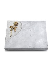 Grabtafel Omega Marmor Folio Rose 2 (Bronze)