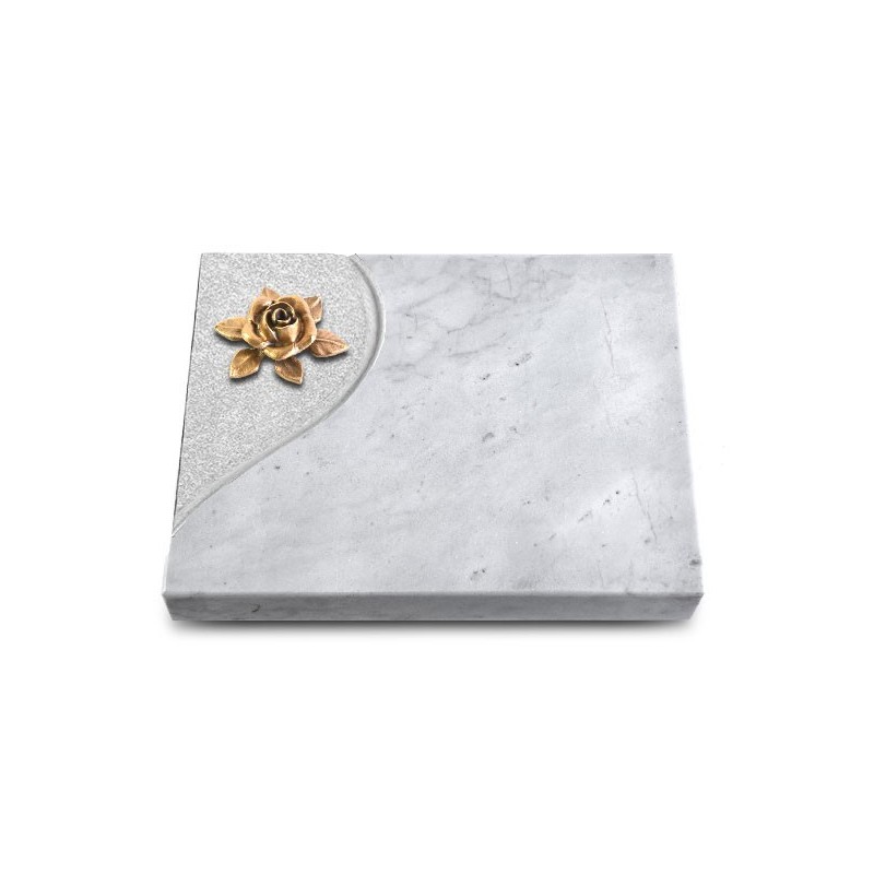 Grabtafel Omega Marmor Folio Rose 4 (Bronze)