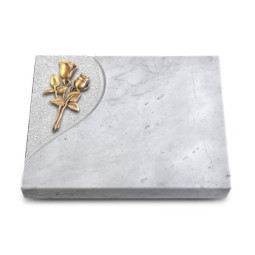 Grabtafel Omega Marmor Folio Rose 11 (Bronze)