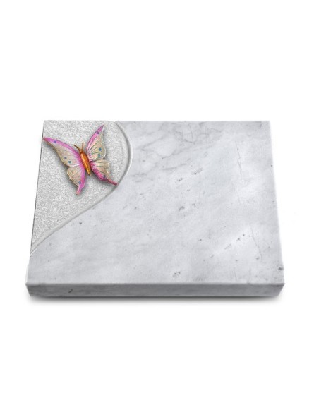 Grabtafel Omega Marmor Folio Papillon 1 (Color)