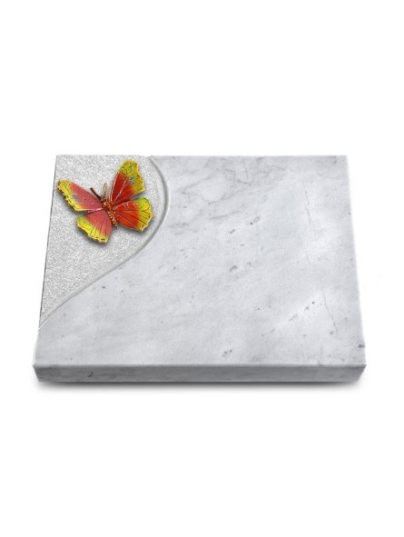 Grabtafel Omega Marmor Folio Papillon 2 (Color)