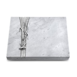 Grabtafel Omega Marmor Strikt Ähren 2 (Alu)