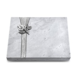Grabtafel Omega Marmor Strikt Rose 3 (Alu)