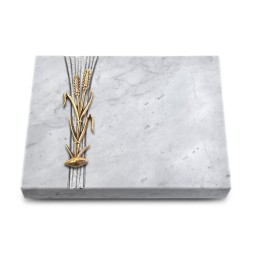 Grabtafel Omega Marmor Strikt Ähren 2 (Bronze)