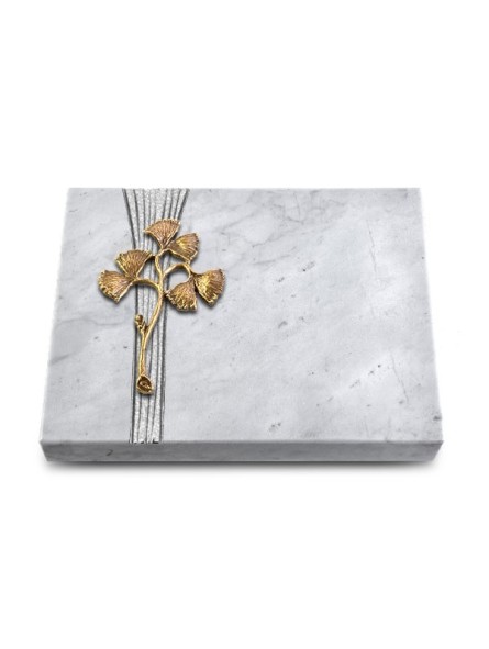 Grabtafel Omega Marmor Strikt Gingozweig 1 (Bronze)