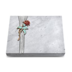 Grabtafel Omega Marmor Strikt Rose 2 (Color)