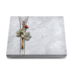 Grabtafel Omega Marmor Strikt Rose 5 (Color)