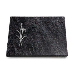 Grabtafel Orion Pure Lilienzweig (Alu)