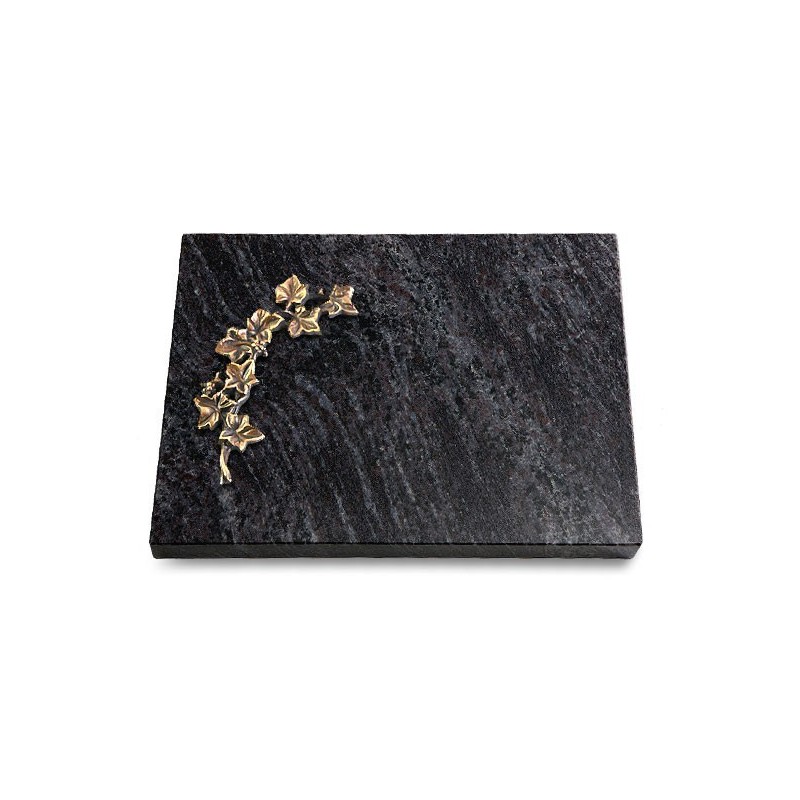 Grabtafel Orion Pure Efeu (Bronze)