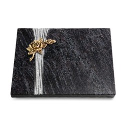 Grabtafel Orion Strikt Rose 1 (Bronze)