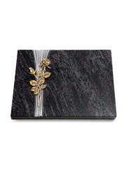 Grabtafel Orion Strikt Rose 13 (Bronze)