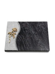 Grabtafel Orion Wave Rose 2 (Bronze)