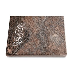 Grabtafel Paradiso Pure Blätter