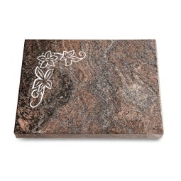 Grabtafel Paradiso Pure Blume 1