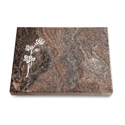 Grabtafel Paradiso Pure Rose 2