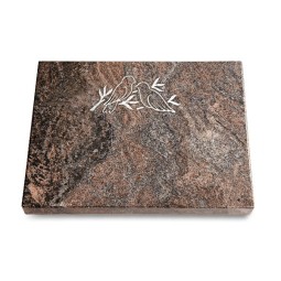 Grabtafel Paradiso Pure Vögel