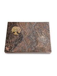 Grabtafel Paradiso Pure Baum 3 (Bronze)