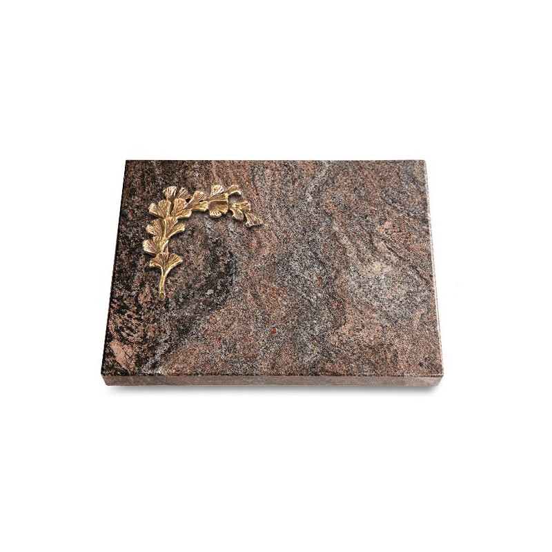 Grabtafel Paradiso Pure Gingozweig 2 (Bronze)