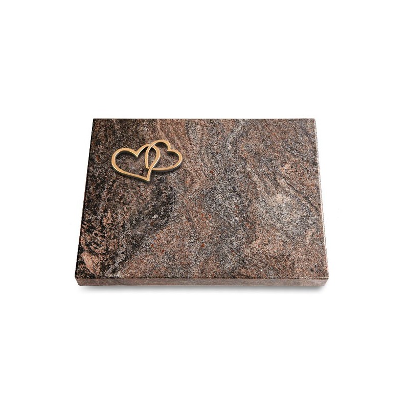 Grabtafel Paradiso Pure Herzen (Bronze)