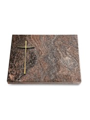 Grabtafel Paradiso Pure Kreuz 2 (Bronze)