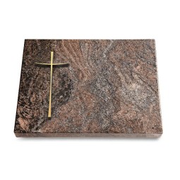 Grabtafel Paradiso Pure Kreuz 2 (Bronze)
