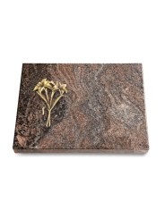 Grabtafel Paradiso Pure Lilie (Bronze)