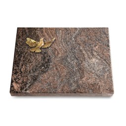 Grabtafel Paradiso Pure Taube (Bronze)