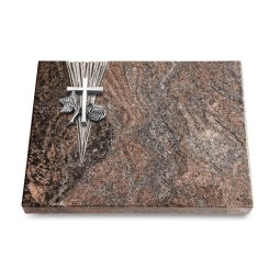 Grabtafel Paradiso Delta Kreuz 1 (Alu)