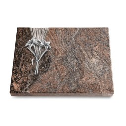 Grabtafel Paradiso Delta Lilie (Alu)