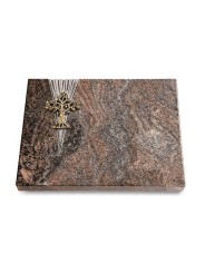 Grabtafel Paradiso Delta Baum 2 (Bronze)