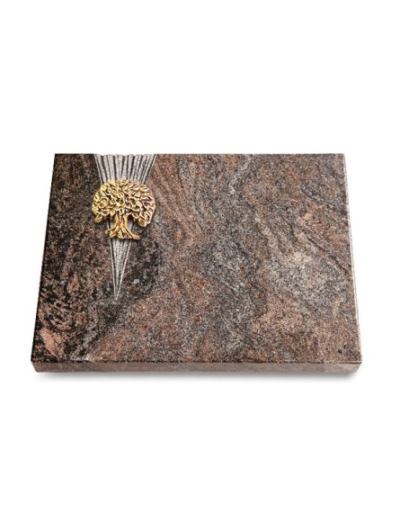 Grabtafel Paradiso Delta Baum 3 (Bronze)