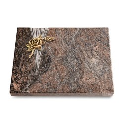 Grabtafel Paradiso Delta Rose 1 (Bronze)