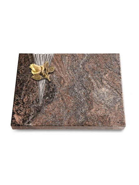 Grabtafel Paradiso Delta Rose 3 (Bronze)