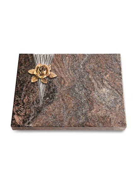 Grabtafel Paradiso Delta Rose 4 (Bronze)