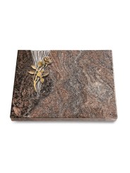 Grabtafel Paradiso Delta Rose 6 (Bronze)