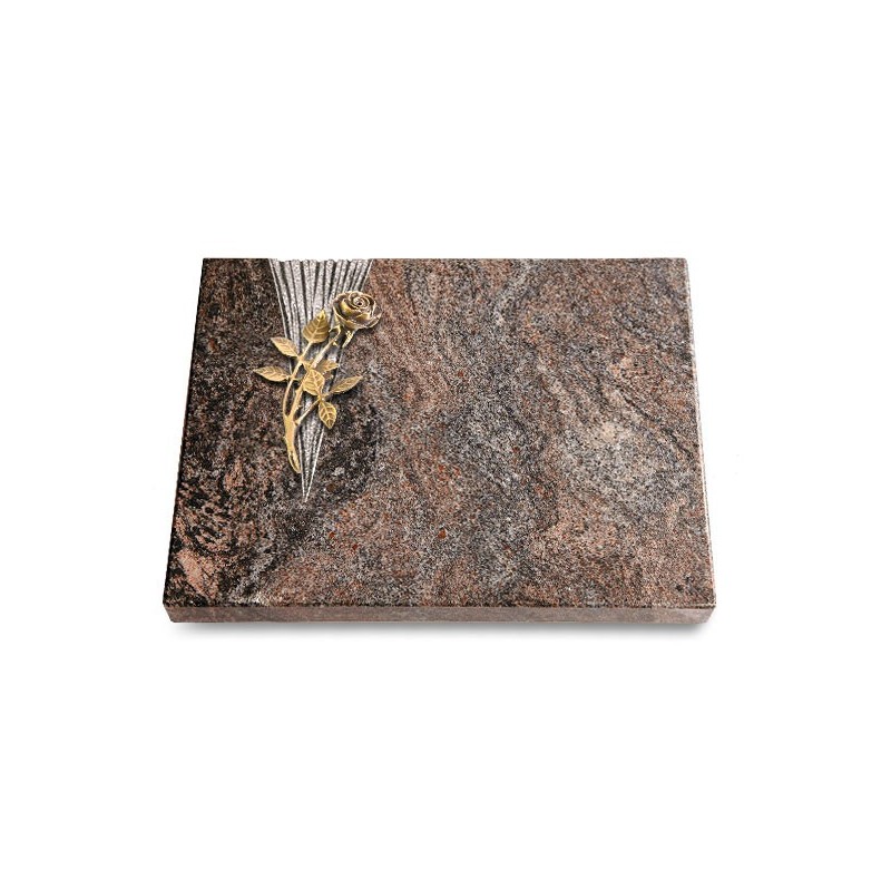 Grabtafel Paradiso Delta Rose 6 (Bronze)