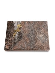 Grabtafel Paradiso Delta Rose 7 (Bronze)