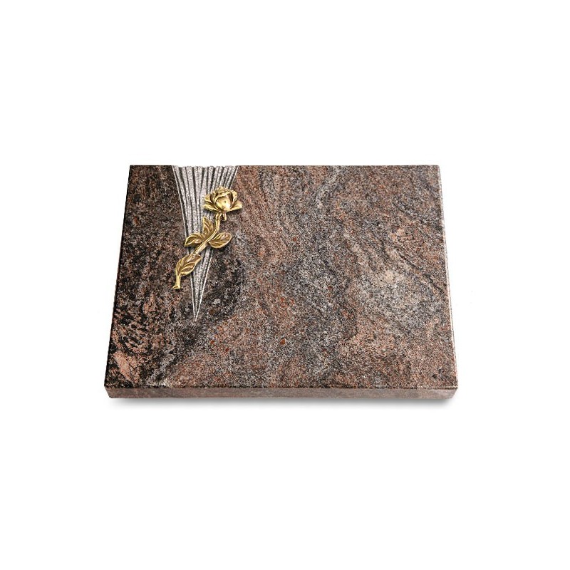 Grabtafel Paradiso Delta Rose 7 (Bronze)