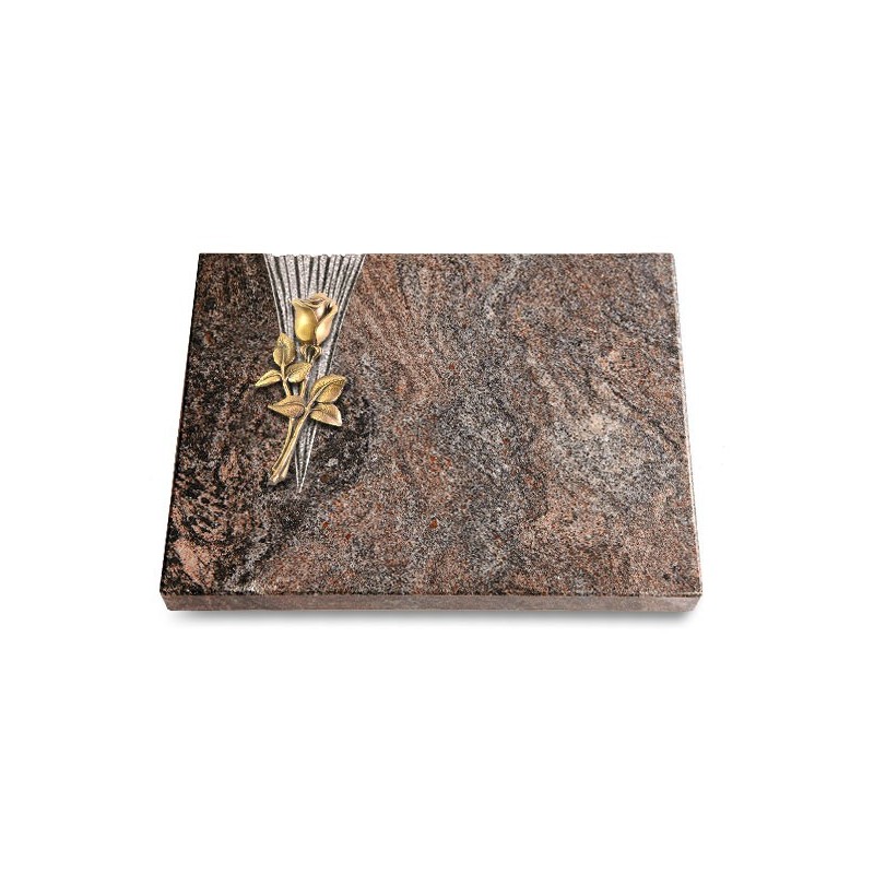 Grabtafel Paradiso Delta Rose 8 (Bronze)