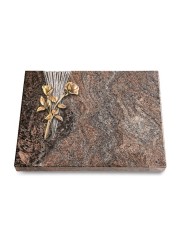 Grabtafel Paradiso Delta Rose 10 (Bronze)