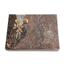 Grabtafel Paradiso Delta Rose 10 (Bronze)