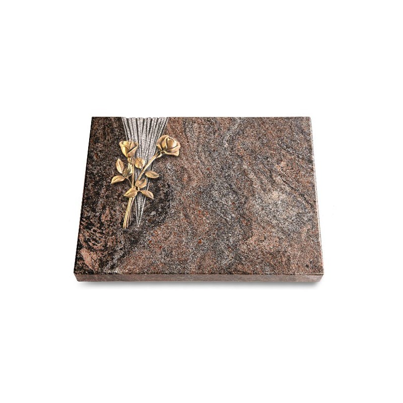 Grabtafel Paradiso Delta Rose 10 (Bronze)