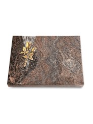 Grabtafel Paradiso Delta Rose 11 (Bronze)