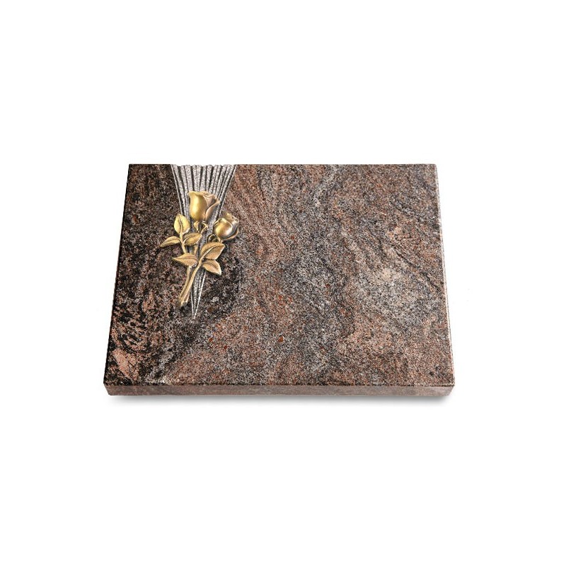 Grabtafel Paradiso Delta Rose 11 (Bronze)